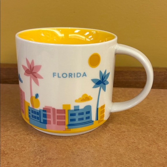 STARBUCKS "You Are Here Collection" Florida Mug 14oz Ceramic Cup - Picture 2 of 7